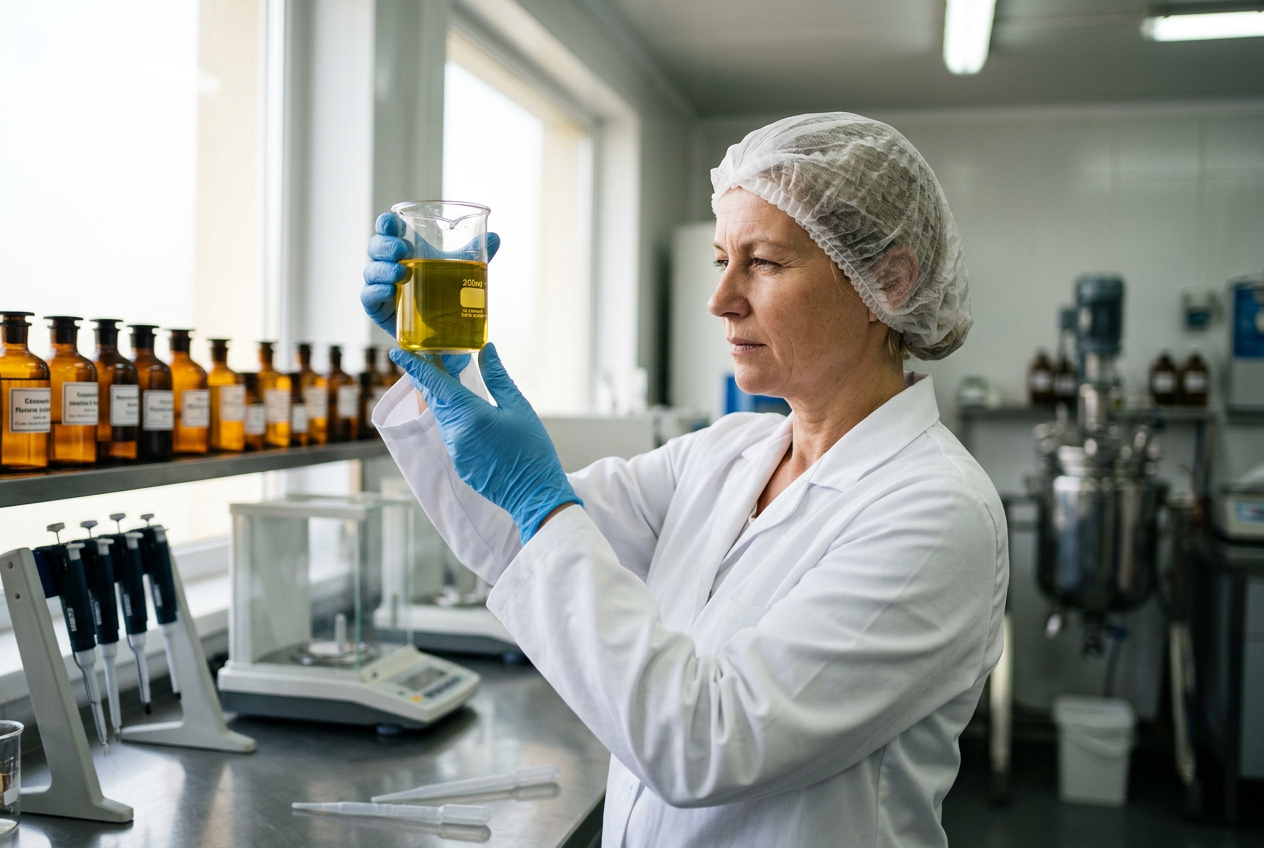 GMP cleanroom production hall at RAY Thailand