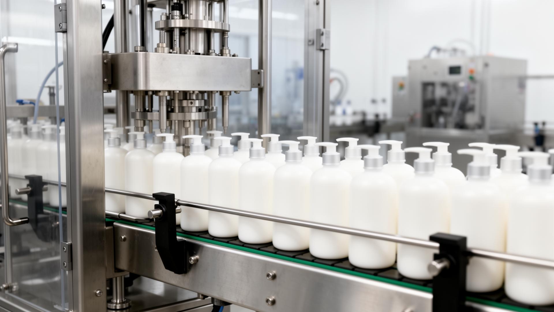 Cosmetics filling production line