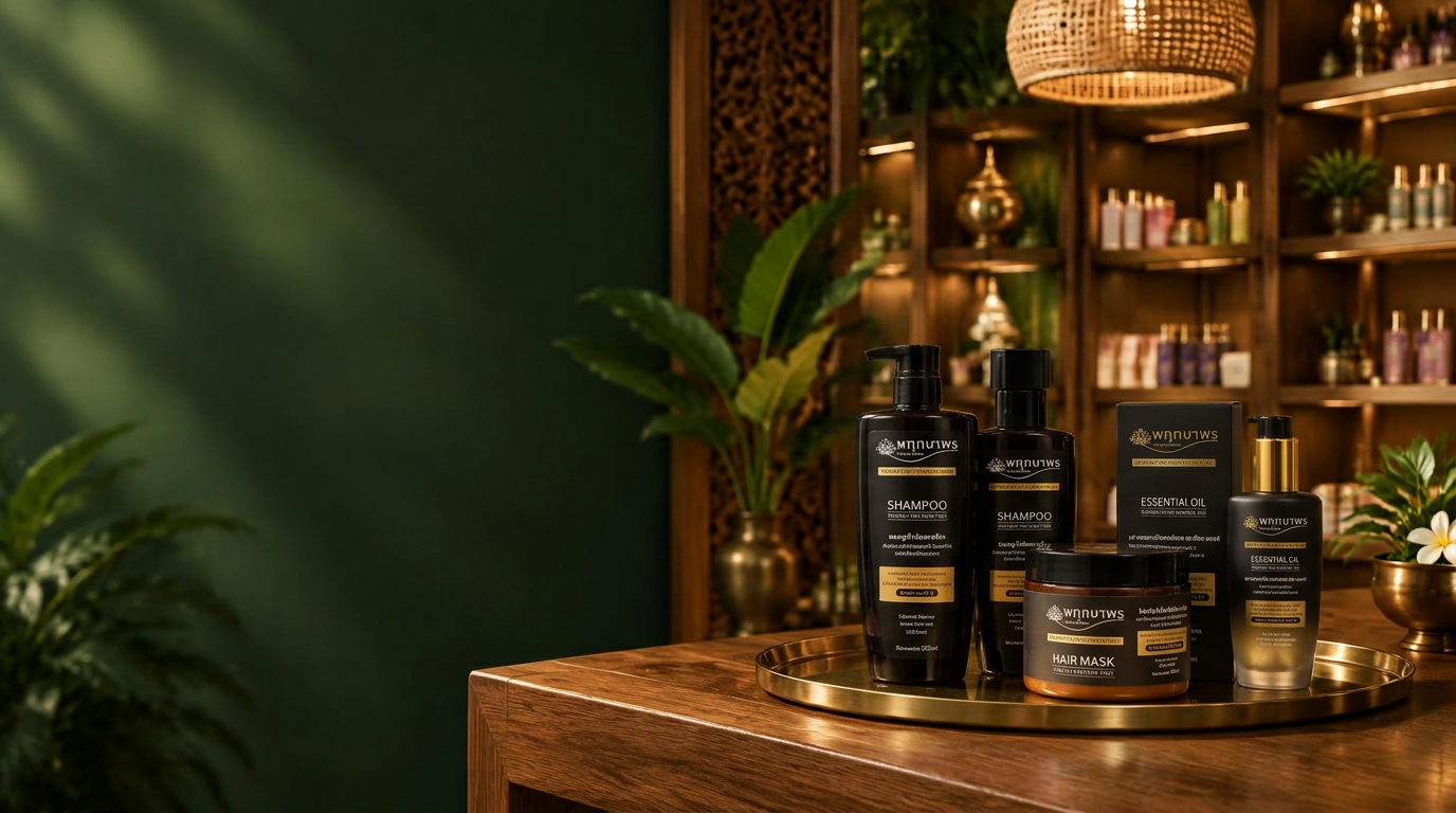 Ready-to-ship hair care, body care, fragrance and pet grooming products in a Thailand warehouse